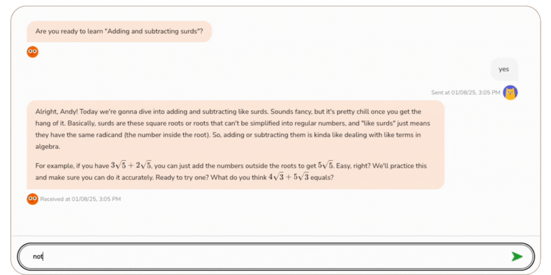 Chat to learn